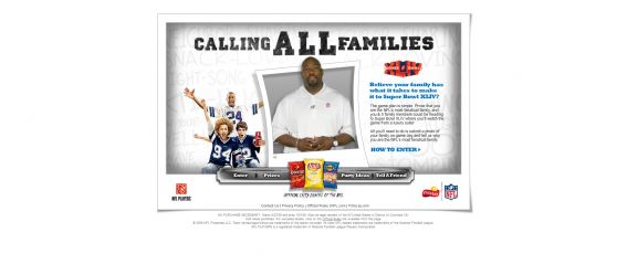 NFL Calling All Families Contest