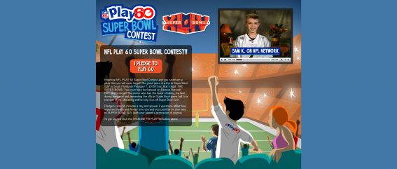2009 NFL PLAY 60 Super Bowl Contest