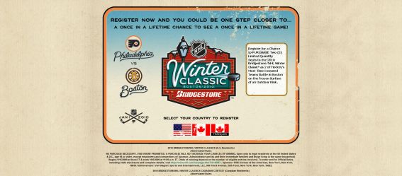 2010 NHL Winter Classic General Drawing