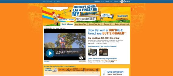 Nobody’s Gonna Lay A Finger On My Butterfinger Video Contest Nobody’s Gonna Lay A Finger On My Butterfinger Video Contest