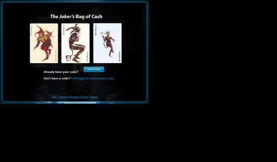 The Nokia / Verizon Wireless The Joker’s Bag of Cash Online Instant Win Game