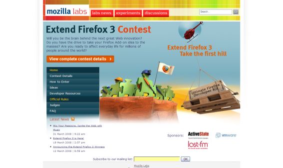 Extend Firefox 3 Contest