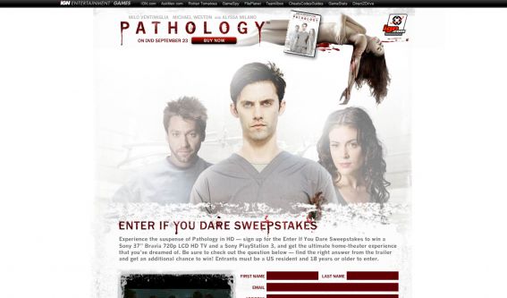 Enter If You Dare Sweepstakes