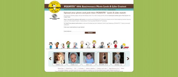 PEANUTS 60th Anniversary Photo Look-A-Like Contest