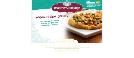 Pillsbury Bake-Off Challenge Sweepstakes