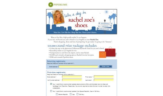 Piperlime’s Win a day in Rachel Zoe’s shoes Piperlime’s Win a day in Rachel Zoe’s shoes