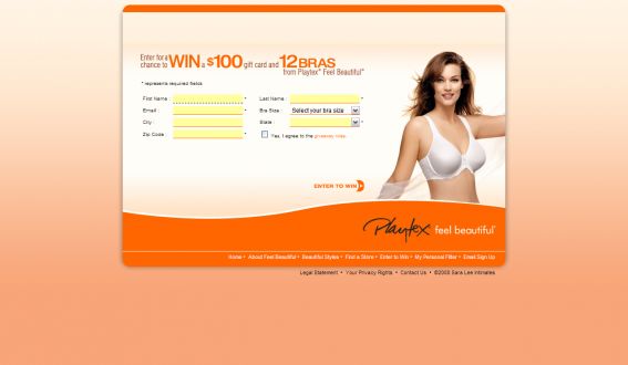 Playtex Feel Beautiful Giveway