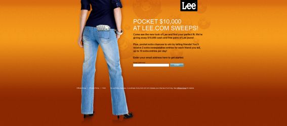 Lee Jeans Sweepstakes Lee Jeans Sweepstakes