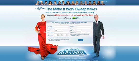 myLifetime ProjectRunway Make It Work Sweepstakes myLifetime ProjectRunway Make It Work Sweepstakes