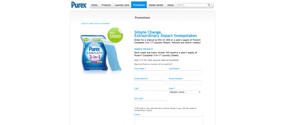 Simple Change Extraordinary Impact Sweepstakes