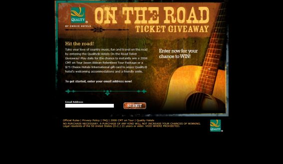 Quality Hotels on the Road Ticket Giveaway