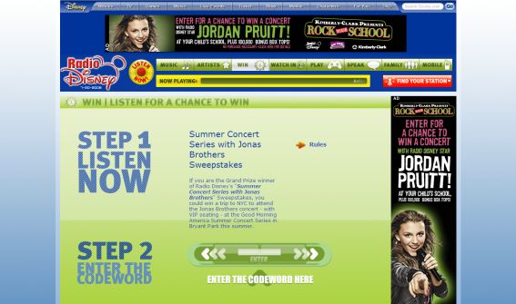 Summer Concert Series with Jonas Brothers Sweepstakes
