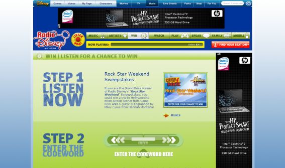 Radio Disney Rock Star Weekend Sweepstakes