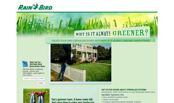 Why Is It Always Greener Sweepstakes