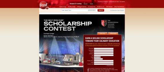 Next Iron Chef Scholarship Essay Contest