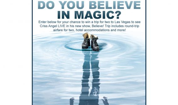A&E’s Criss Angel Sweepstakes