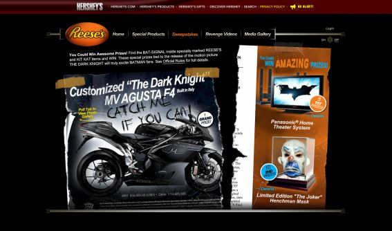 Hershey’s Find The Bat Signal and Win! Sweepstakes