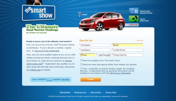 The Holiday Inn Express Ultimate Road Warrior Sweepstakes and Contest
