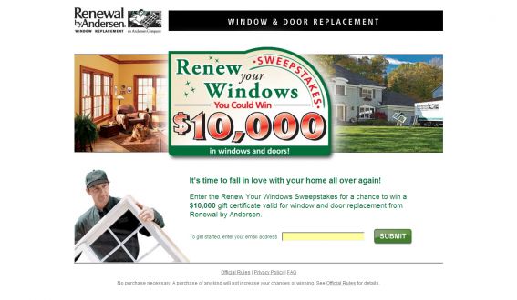 Renew Your Windows Sweepstakes Renew Your Windows Sweepstakes