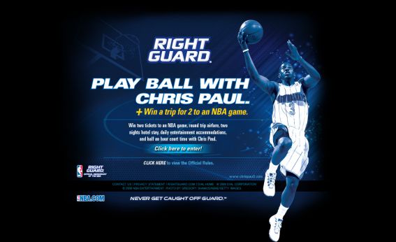 Target Right Guard NBA Chris Paul All-Star Sweepstakes