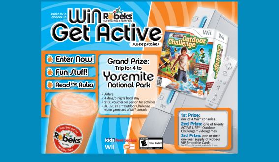 Robeks Get Active Sweepstakes