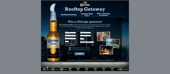 Corona’s Rooftop Getaway Sweepstakes Corona’s Rooftop Getaway Sweepstakes