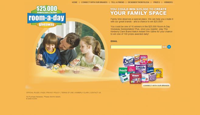 Kimberly-Clark Room-A-Day Giveaway III Kimberly-Clark Room-A-Day Giveaway III