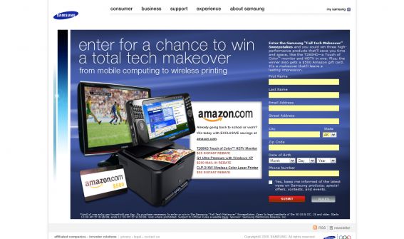 Samsung Fall Tech Makeover Sweepstakes Samsung Fall Tech Makeover Sweepstakes