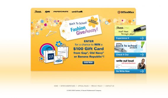 The Sharpie Back to School Sweepstakes The Sharpie Back to School Sweepstakes