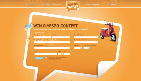 Save the Walls Sweepstakes
