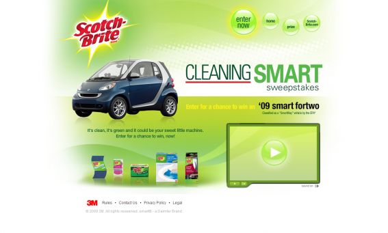 Scotch Brite Cleaning Smart Sweepstakes