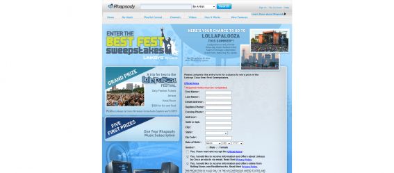 Cisco Best Fest Sweepstakes