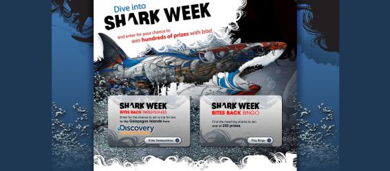 Discovery Channel Shark Week Bites Back Bingo Sweepstakes and Instant Win Game