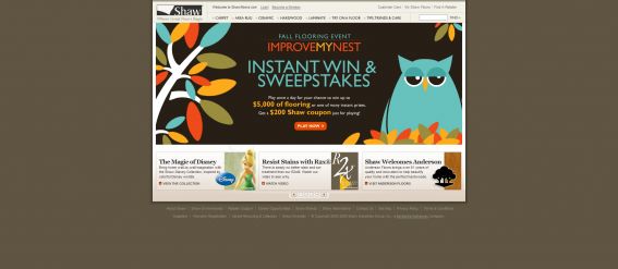 Shaw Fall Flooring Event Improve My Nest Promotion