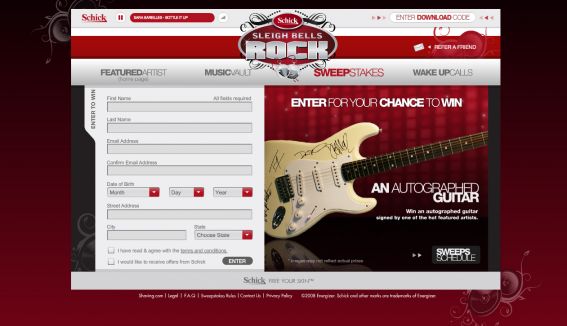 Sleighbells Rock Sweepstakes