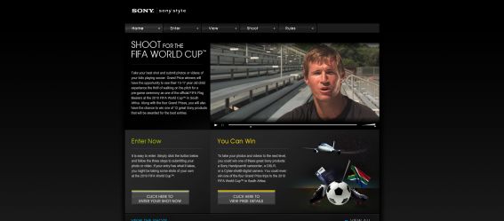 Sony Shoot For The FIFA World Cup Contest