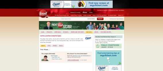 Next Food Network Star 5: Fan Favorite Vote Sweepstakes