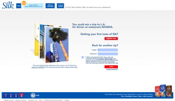 Silk Heart Health Sweepstakes