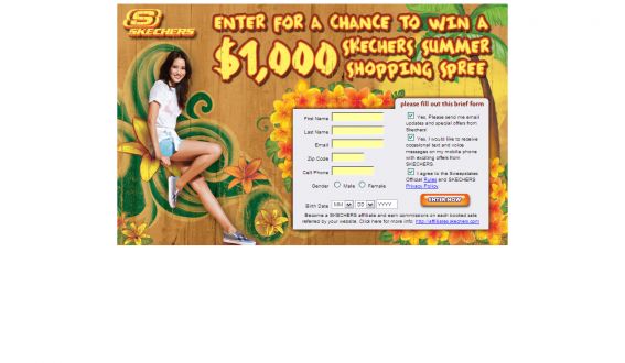Skechers Win a $1,000.00 Shopping Spree Sweepstakes