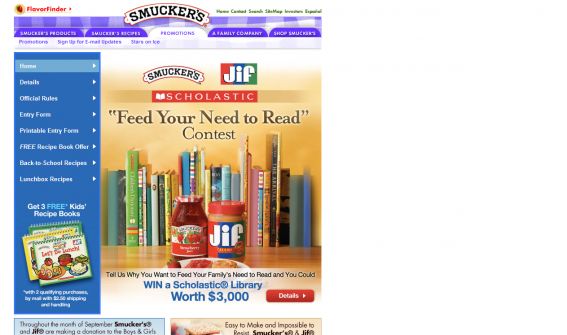 Smucker’s and Jif Feed Your Need To Read Contest Smucker’s and Jif Feed Your Need To Read Contest