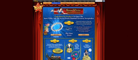 Snow White And The Seven Dwarfs Diamond Giveaway Sweepstakes