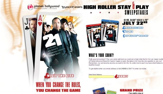 High Roller Stay and Play Sweepstakes