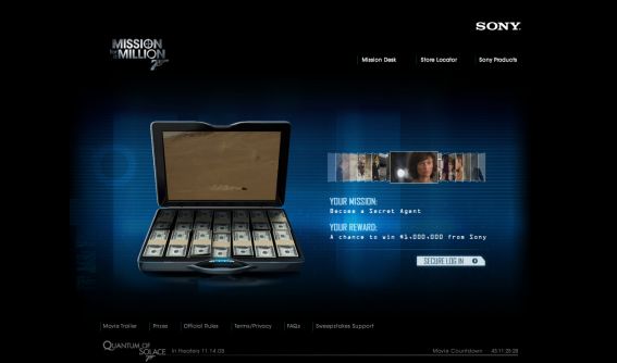 Sony Mission for a Million Challenge Sweepstakes Sony Mission for a Million Challenge Sweepstakes