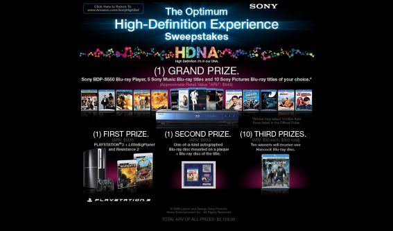 Optimum High Definition Sweepstakes Optimum High Definition Sweepstakes
