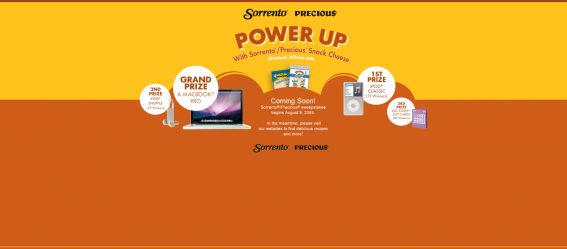 Sorrento Precious Cheese Back to School Sweepstakes