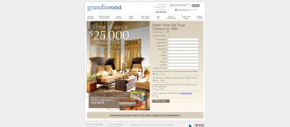 Grandin Road Southern Living Sweepstakes