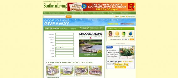 Southern Living Choose Your Home Giveaway Southern Living Choose Your Home Giveaway