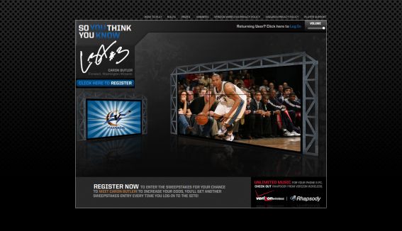 Verizon Wireless & Washington Wizards So You Think You Know Caron Butler Sweepstakes & Instant Win Game Verizon Wireless & Washington Wizards So You Think You Know Caron Butler Sweepstakes & Instant Win Game