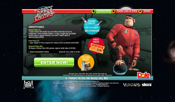 Dole See the Stars Sweepstakes