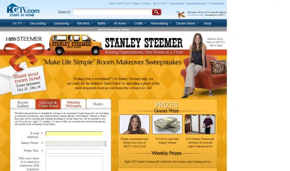 Make Life Simple Room Makeover Sweepstakes